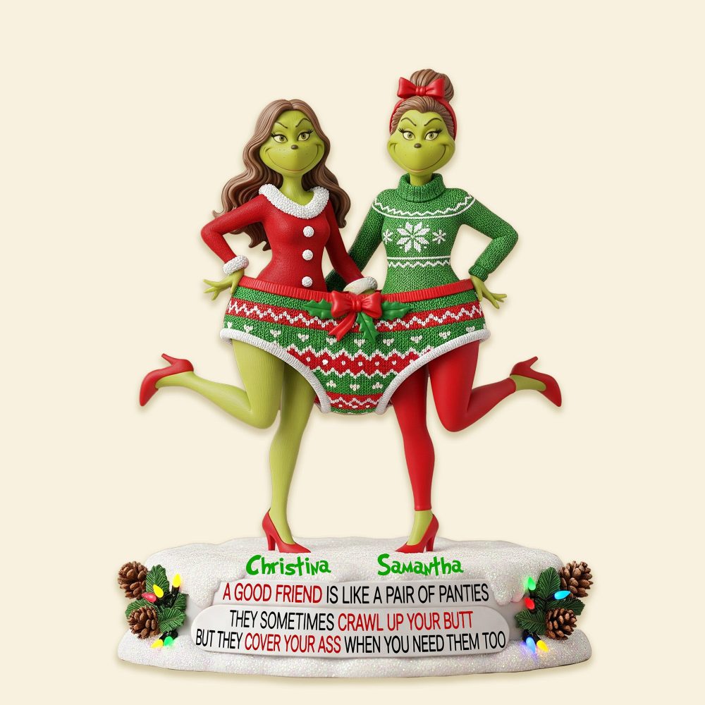 Personalized Gifts For Christmas, Best Friend Acrylic Plaque 02Hymg240925 - Image 3