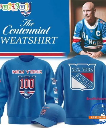 New York Rangers One Hundred Years As One 2025 Sweatshirt