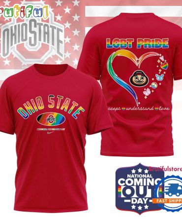 Ohio State Buckeyes 2025 Ncaa National Coming Out Day Lgbt Pride Unisex 3D Shirt