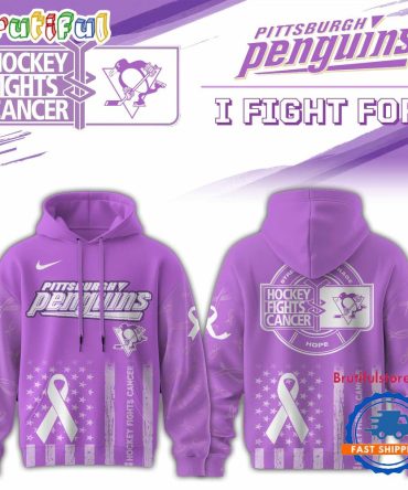 Pittsburgh Penguins 2025 Nhl Hockey Fights Cancer Limited Edition Hoodie Shirt
