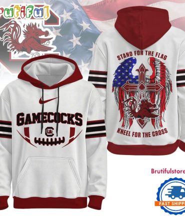 South Carolina Gamecocks 2025 Ncaa Stand For The Flag Kneel For The Cross Hoodie