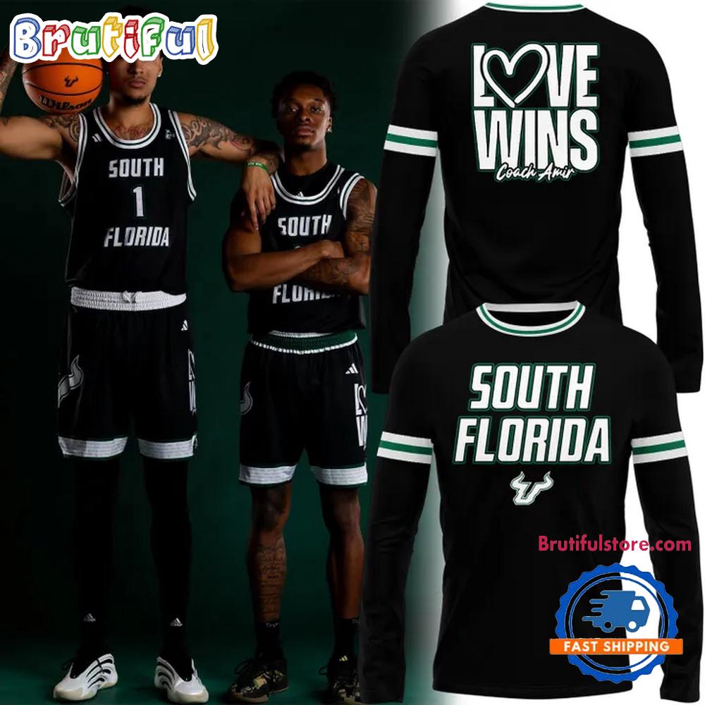 South Florida Bulls Coach Amir Love Wins 2025 Limited Edition Long Sleeve Shirt