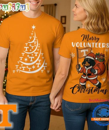 Tennessee Volunteers 2025 Ncaa Merry Christmas Unisex 3D Shirt