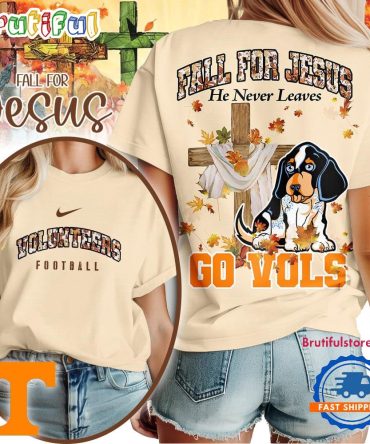 Tennessee Volunteers 2025 Ncaa Season Fall For Jesus Unisex 3D Shirt