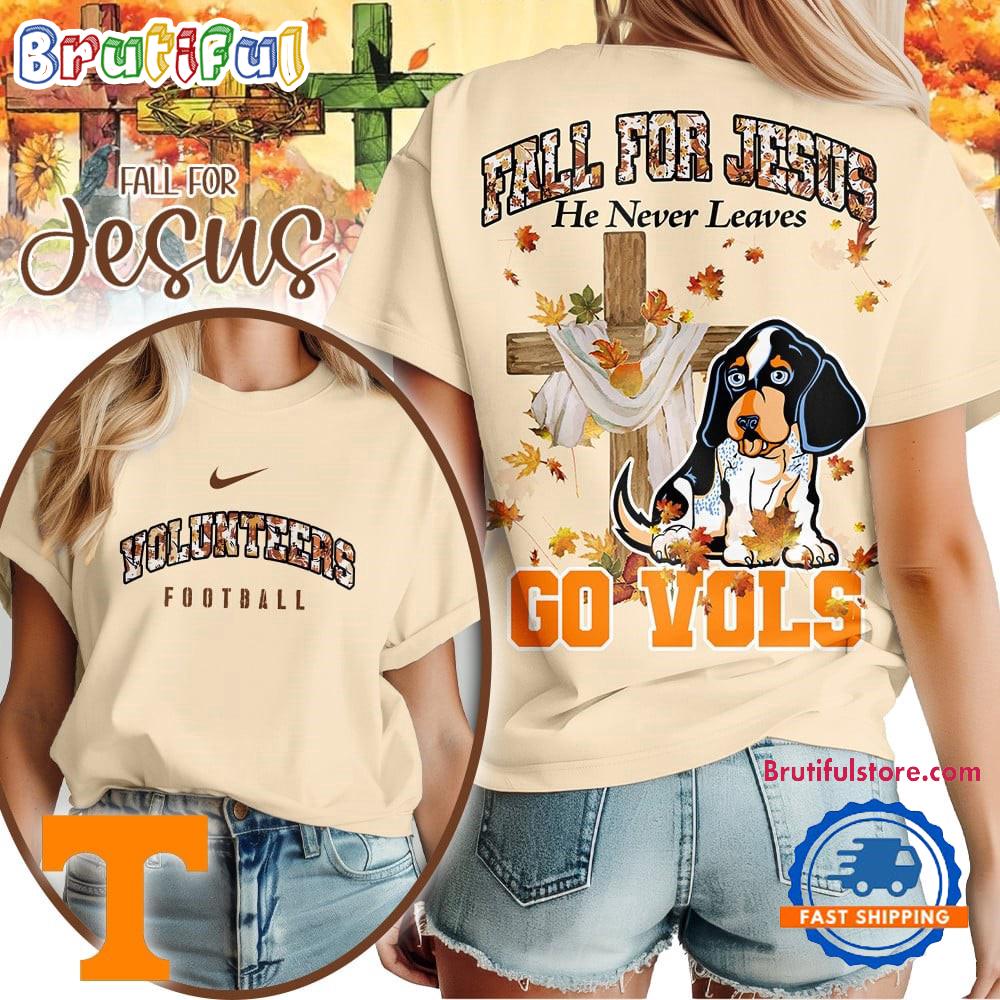 Tennessee Volunteers 2025 Ncaa Season Fall For Jesus Unisex 3D Shirt