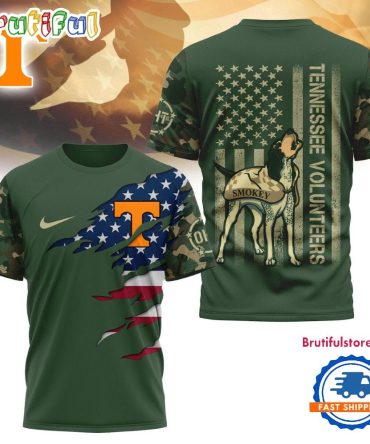 Tennessee Volunteers 2025 Ncaa Veteran Limited 3D Shirt
