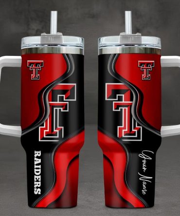 Texas Tech Red Raiders Ncaa Custom Stanley Cup 40 Oz Tumbler With Handle