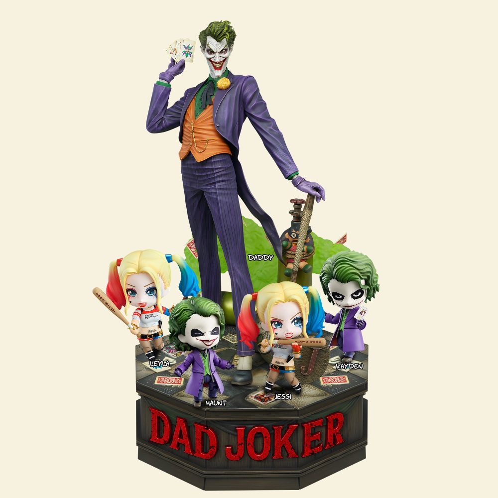 Clown Dad Acrylic Plaque Personalized Horror Gifts For Dad 01Hulu150525 - Image 3