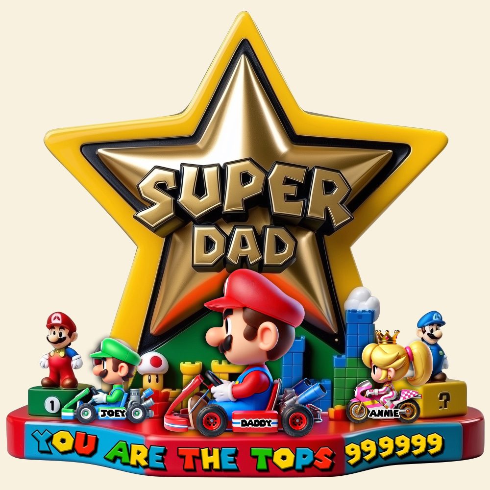 Super Speed Dad Acrylic Plaque - Personalized Gifts For Father 02Tglu090525 - Image 3