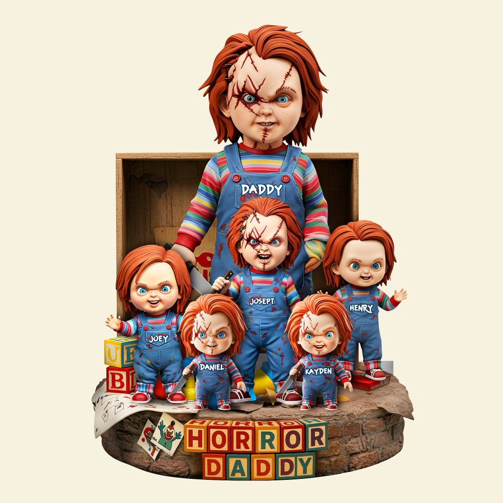 Horror Dad Plaque - Personalized Gifts For Dad 01Qhlu060525 - Image 3