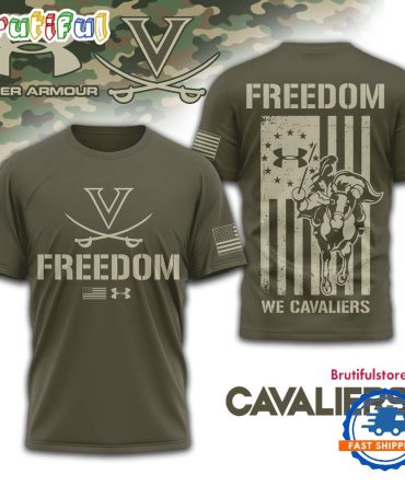 Virginia Cavaliers Ncaa Freedom Under Armour Limited Edition 3D Shirt