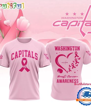 Washington Capitals 2025 Nhl Pink Breast Cancer Awareness All Over Print Shirt
