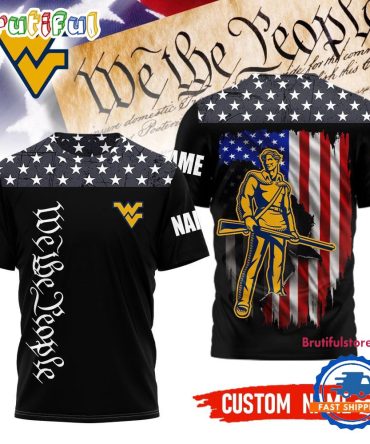 West Virginia Mountaineers 2025 Ncaa We The People Limited Edition 3D Shirt