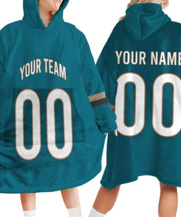 Custom your name, your number Sport Unisex Blanket Hoodie