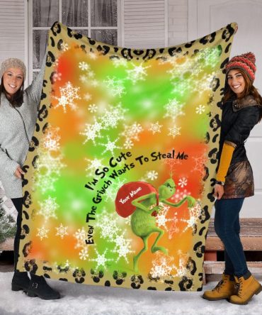 Wonderful Time Of A Year - Personalized Stole Christmas Blanket