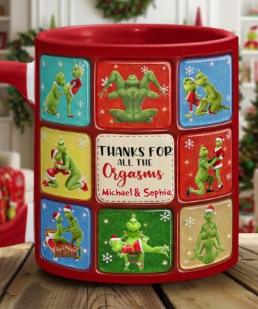 Merry Grinchmas - Personalized Stole Christmas Accent Mug