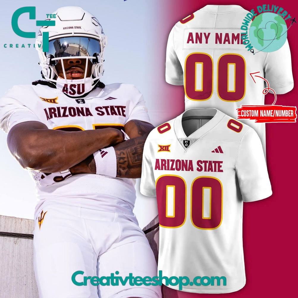 Arizona State Sun Devils Special New Football Jersey - White