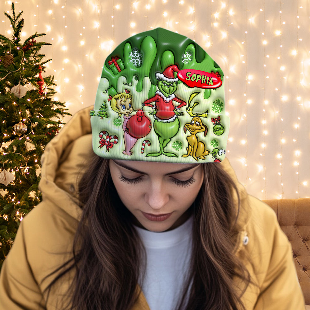 Merry Christmas - Personalized Stole Christmas Beanie Hat