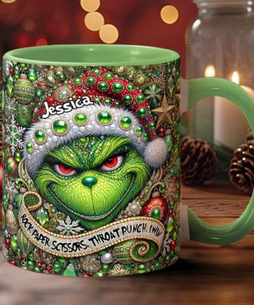 Feeling Extra Green - Personalized Stole Christmas Accent Mug
