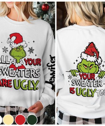 All Sweaters Are Ugly Shirt - Personalized Stole Christmas Ugly Sweater