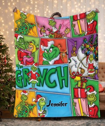 Merry Christmas - Personalized Stole Christmas Blanket