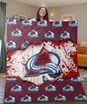 Cozy Up With A Colorado Avalanche Fleece Blanket – Perfect For Fans!