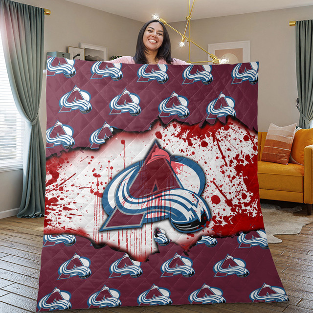 Cozy Up With A Colorado Avalanche Fleece Blanket – Perfect For Fans!