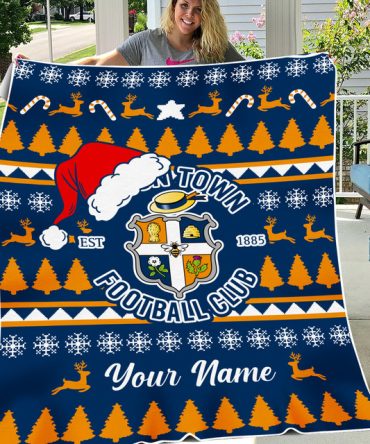 Custom Christmas Football Club Blanket – Personalized Gift For Fans