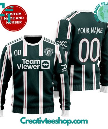 Manchester United Away Kits Personalized Sweater