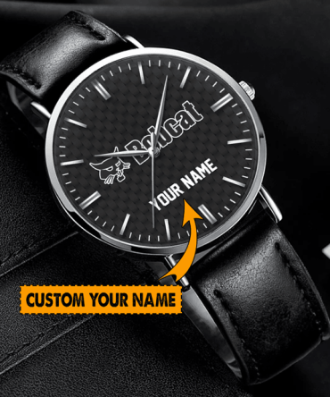 Custom Hand Watch For Fan Leather Watch – Personalized Name, Perfect Gift!