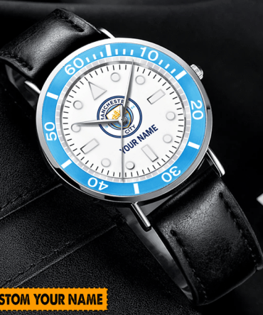 Custom Name Hand Watch For Fan Manchester City Watch – Personalized Gift For Fans