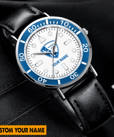 Custom Hand Watch For Fan Men'S Watch - Personalize With Your Name, Elegant Leather Strap, Perfect Gift