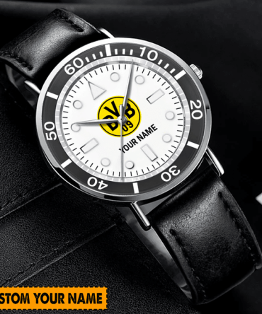 Custom Name Hand Watch For Fan Leather Watch – Personalized Gift For Him