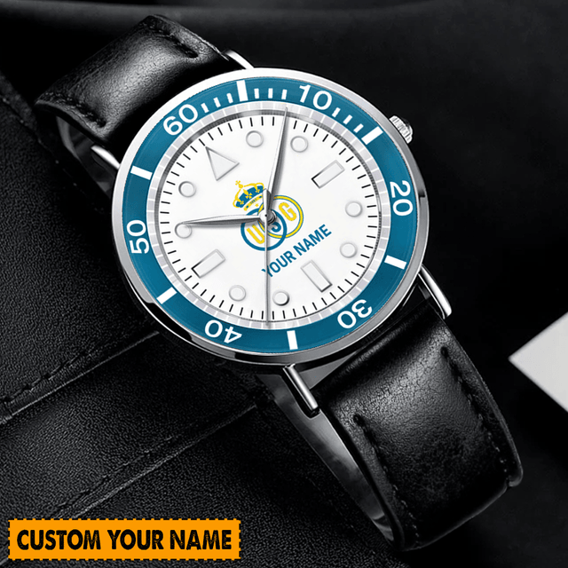 Personalized Custom Name Watch - Stylish Leather Strap & Unique Design