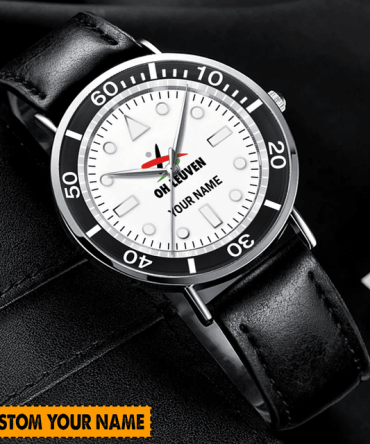Custom Hand Watch For Fan Leather Watch - Personalize With Your Name, Perfect Gift For Him