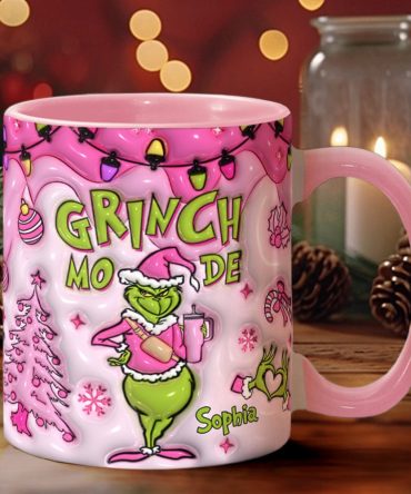 Mode On - Personalized Stole Christmas Accent Mug