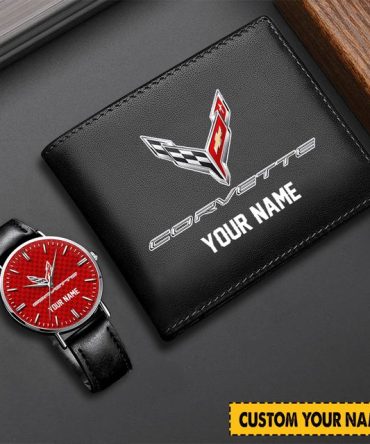 Customizable Corvette Watch - Personalize With Your Name - Perfect Gift For Car Enthusiasts!