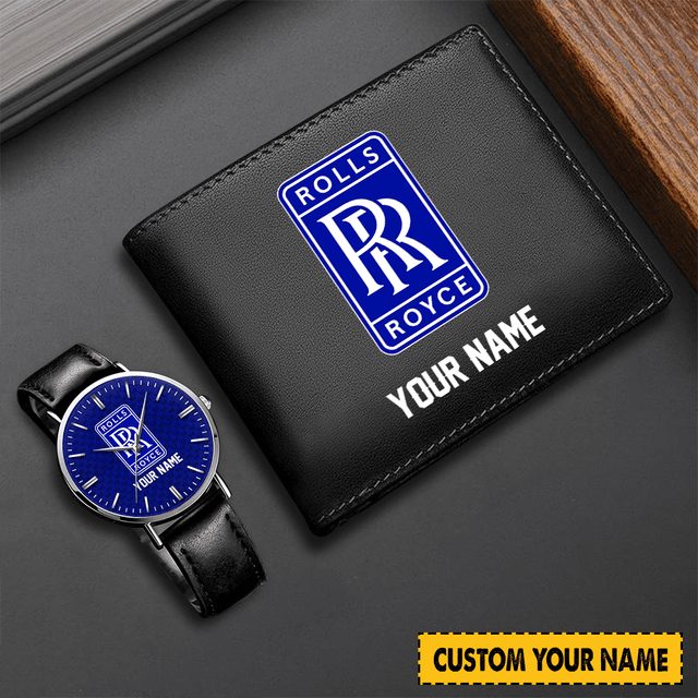 Leather Strap Watch Roll Royce For Car Lover - Limited Edition