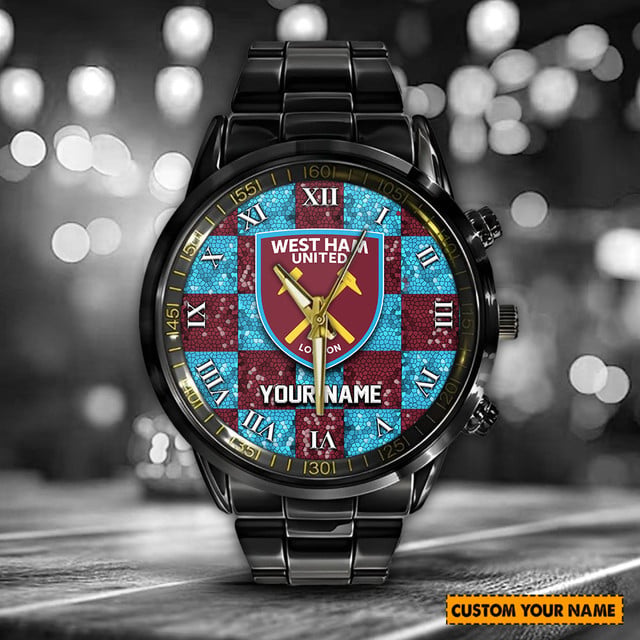 Customizable West Ham United Watch - Personalized Name - Perfect Gift For Fans!