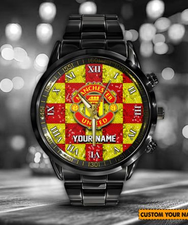 Custom Hand Watch For Fan Manchester United Fan Watch - Personalized Gift For Soccer Lover