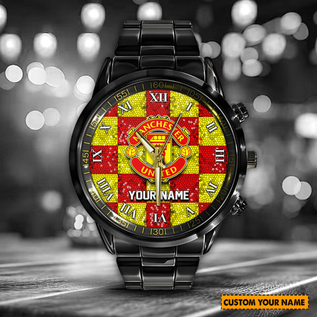 Custom Hand Watch For Fan Manchester United Fan Watch - Personalized Gift For Soccer Lover