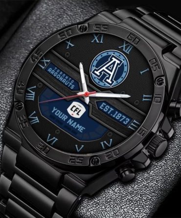 Custom Toronto Argonauts Watch - Engrave Your Name , Stylish Cfl Fan Gift