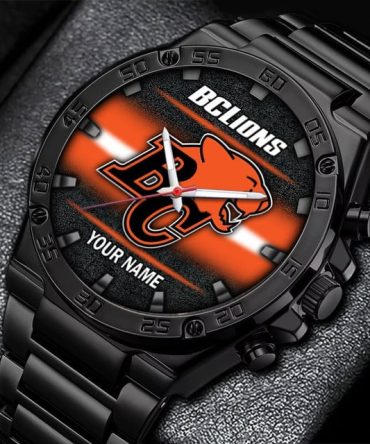 Custom Bc Lions Watch - Personalized Sports Fan Gift With Engraving
