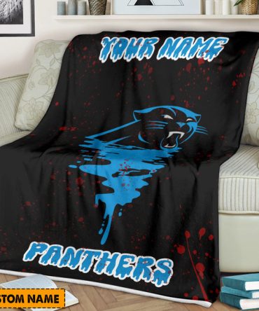 Custom Panther Blanket - Personalized Name & Design, Cozy Fleece Throw