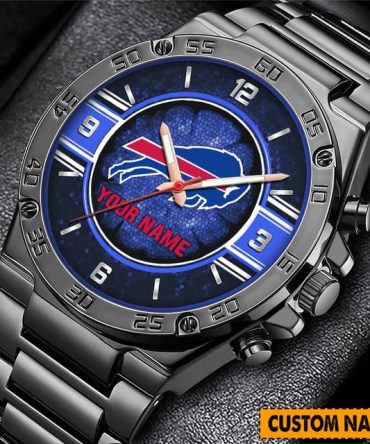 Customizable Stainless Steel Sports Team Watch - Personalize With Your Name!