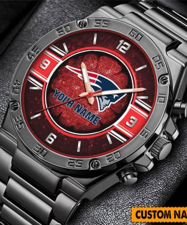 Personalized Stainless Steel Sports Watch - Custom Name & Team Design Gift