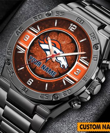 Customizable Sports Team Stainless Steel Watch - Perfect Gift For Fans!