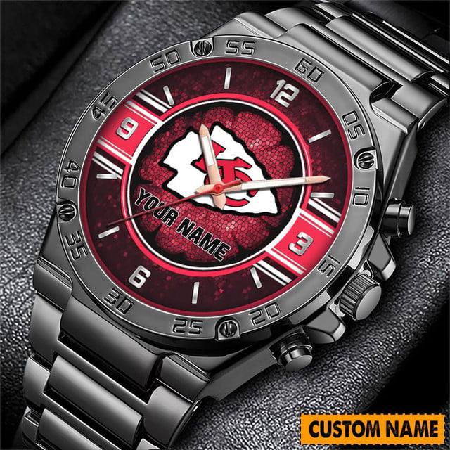 Custom Hand Watch For Fan Stainless Steel Sports Team Watch - Personalized Gift For Fans