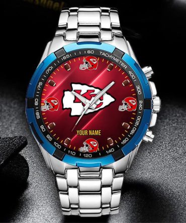 Customizable Team Fan Watch - Stainless Steel Sports Timepiece With Logo
