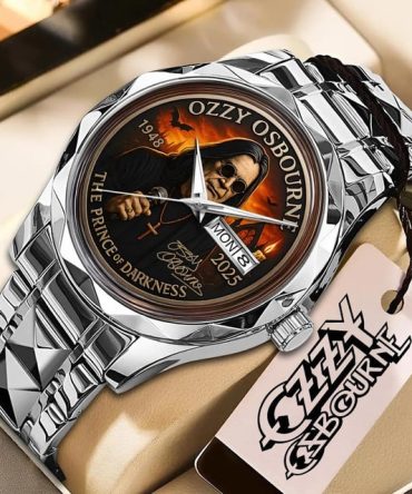 Limited Edition Ozzy Osbourne Watch – Rock Legend Design, Stainless Steel, Unique Gift Idea